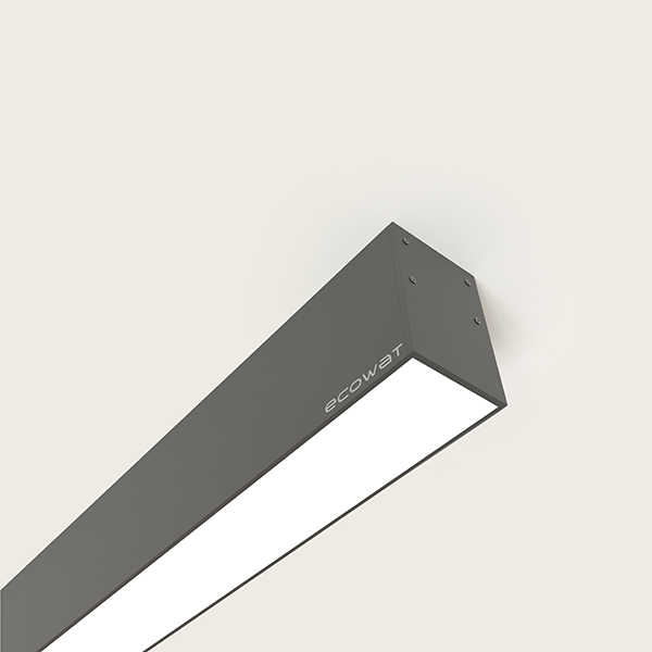 surfaced mounted linear light - width: 6 - ecowat lighting