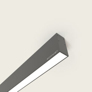 surfaced mounted linear light - width: 3.5 - ecowat lighting