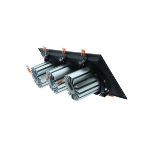 قاب توکار 1x3 مخصوص لامپ AR111 - اکووات