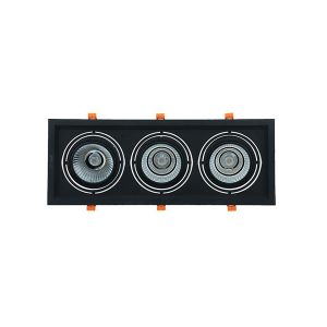 قاب توکار 1x3 مخصوص لامپ AR111 - اکووات