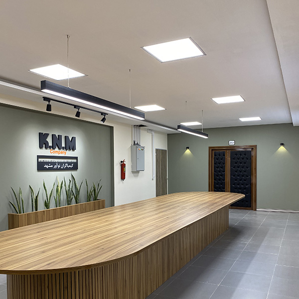 نورپردازی دفتر اداری کیمیاوران نوآور - اکووات