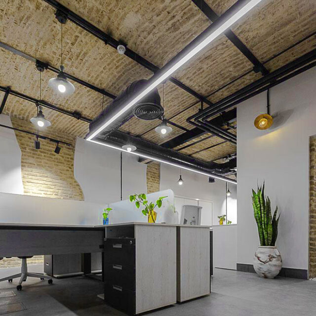 پروژه نورپردازی دفتر اداری رس - اکووات