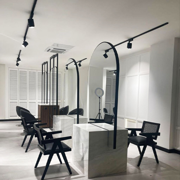 نورپردازی سالن زیبایی - اکووات