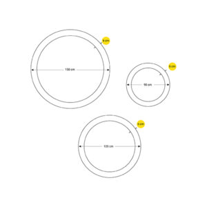 چراغ حلقه ای orbit - چراغ رینگی - اکووات