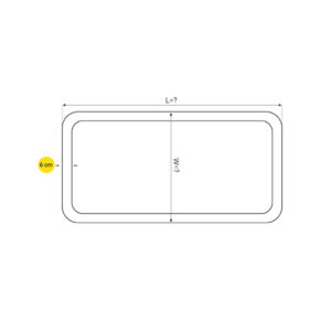 چراغ خطی مستطیلی کرو corner - اکووات