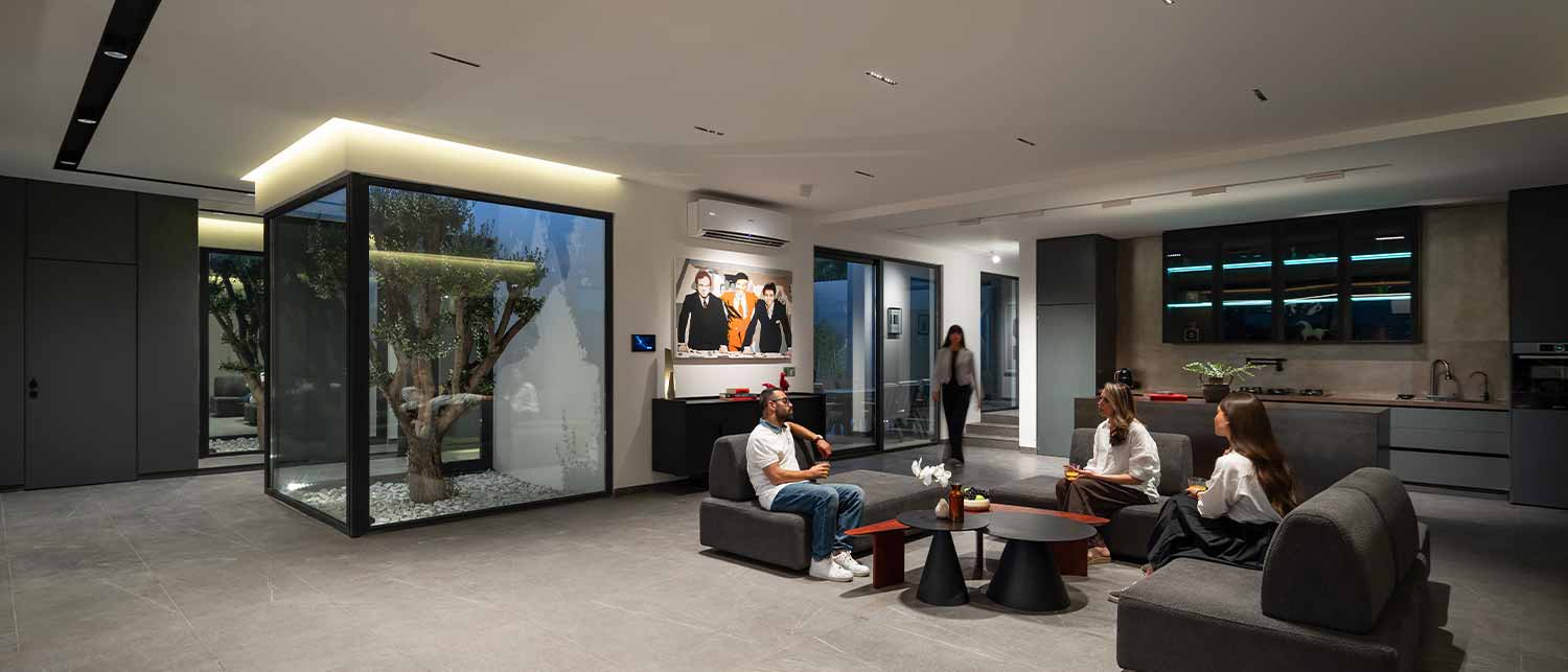 نورپردازی خانه ای برای یک دوست - اکووات (2) نورپردازی ویلایی برای یک دوست - اکووات